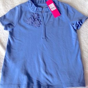Lilly Pulitzer blue shirt size L(8-10)